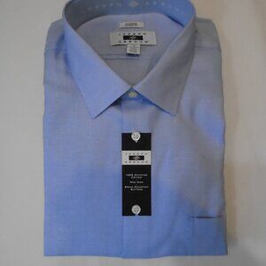 Men's Joseph Abboud Blue Check Button Down Shirt 18 32/33 NWT